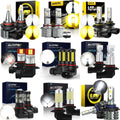 2X AUXI9145 H10 LED Fog Light Bulbs 6000K for Dodge Ram 1500 (2019–2023)