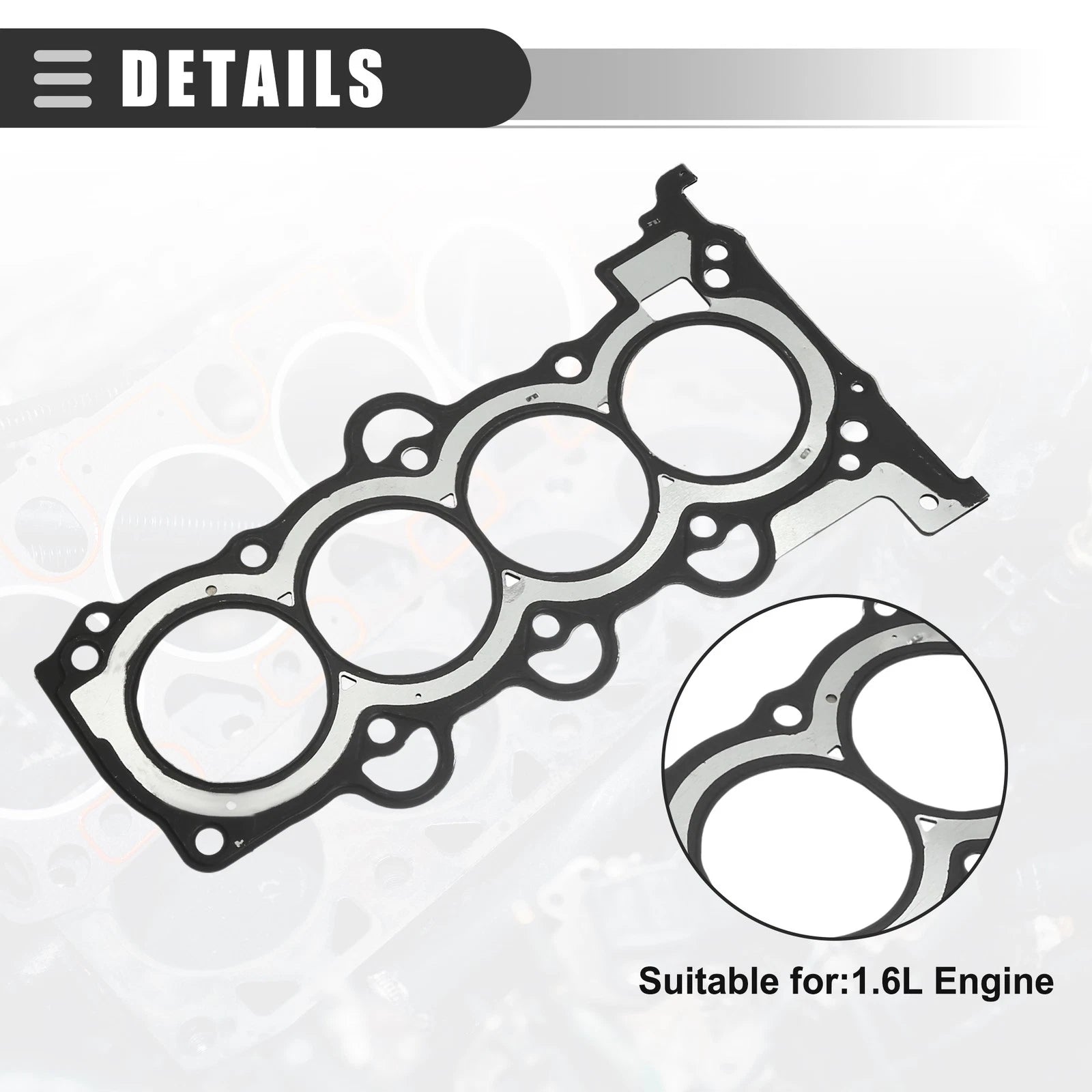 Cylinder Head Gasket for Hyundai Accent (2012–2022) No. 223112B003/223112B004