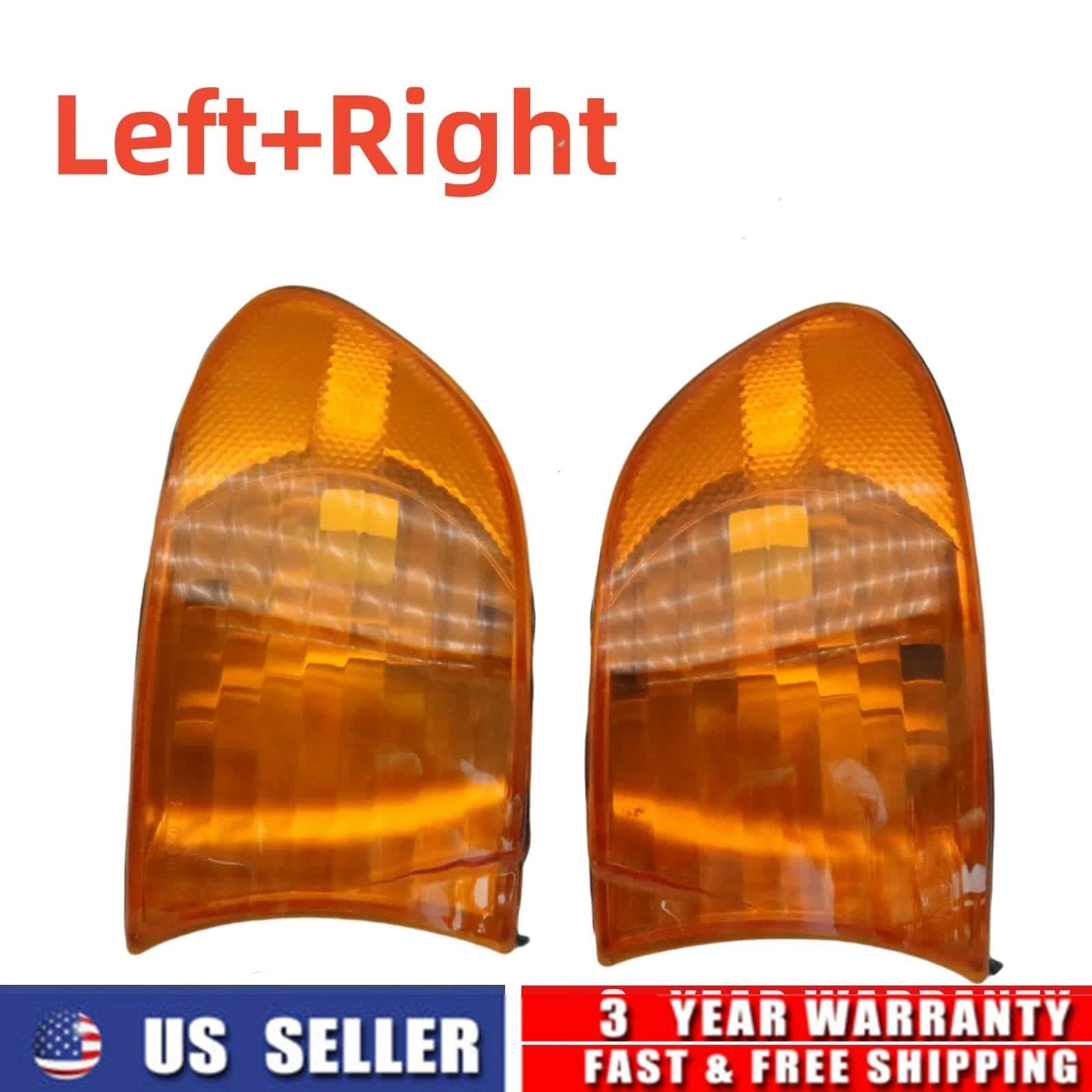 2X Front Corner Signal Lights for BMW 7-Series E38 LCI (1998–2001)