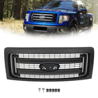 Front Bumper Upper Grille for Ford F-150 (2009–2014) Black