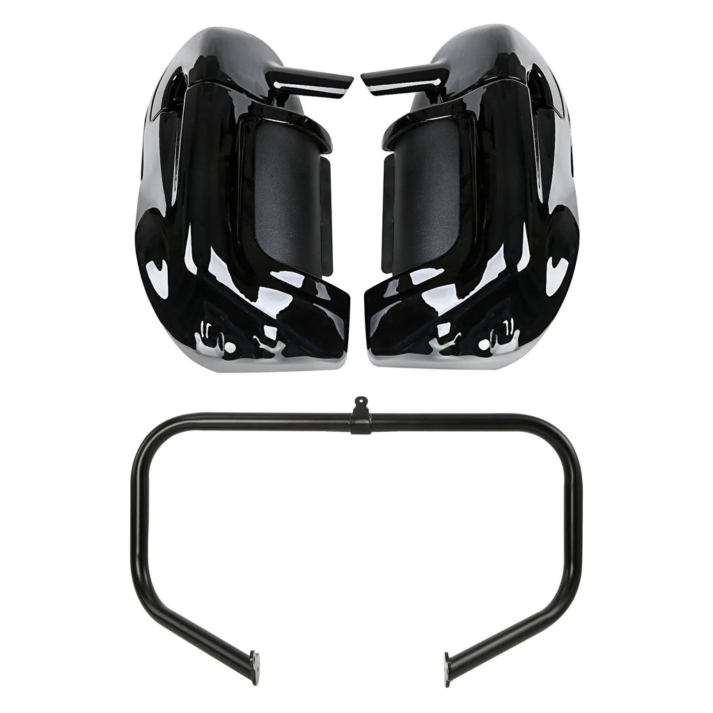 Lower Vented Leg Speakers & Engine Bar for Harley Touring Road Glide (2009–2013)