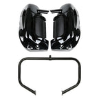 Lower Vented Leg Speakers & Engine Bar for Harley Touring Road Glide (2009–2013)