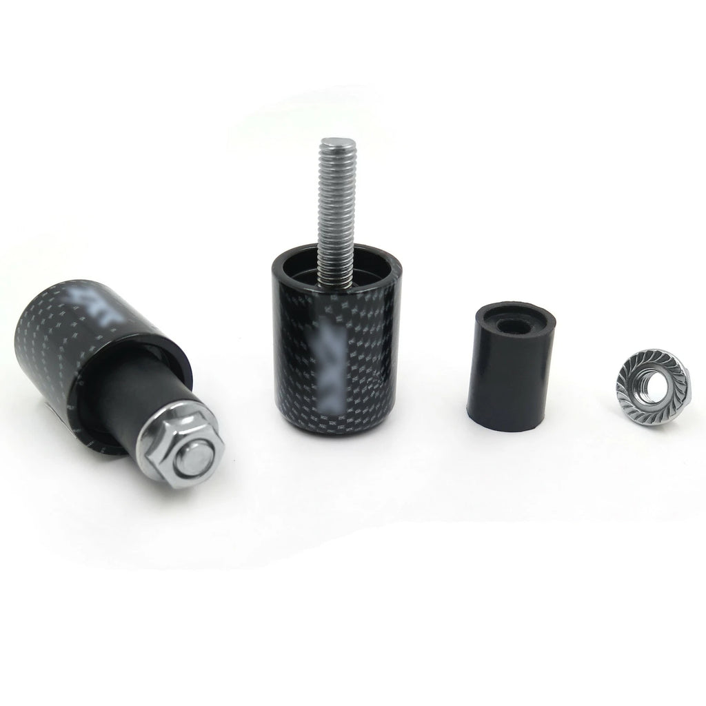 Rubber Bar Ends Sliders for Kawasaki Ninja 500R EX500 650R ZX600 ZX6 ZX6R (1988–2009)