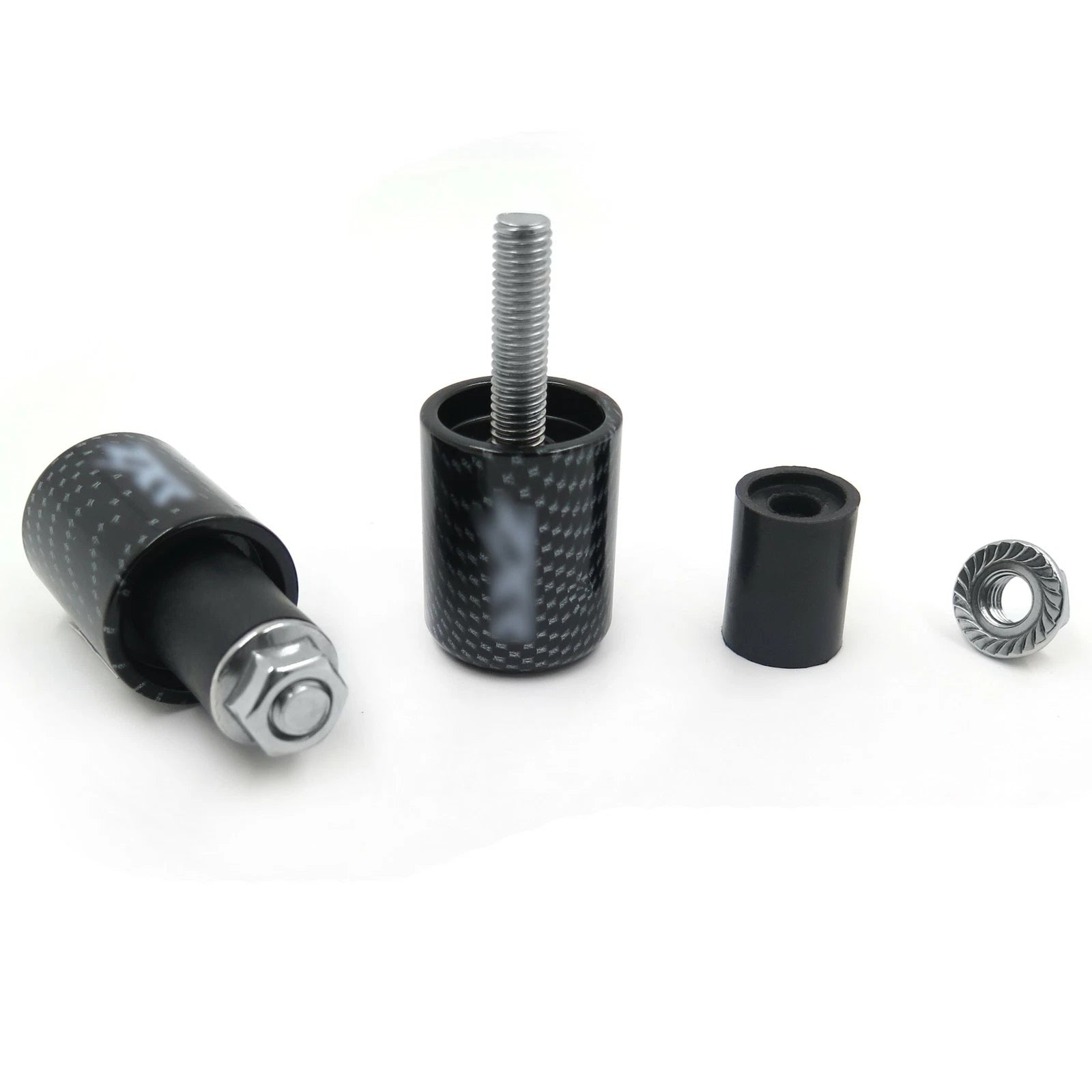 Rubber Bar Ends Sliders for Kawasaki Ninja 500R EX500 650R ZX600 ZX6 ZX6R (1988–2009)