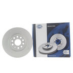 Hella Pagid Front Coated Brake Disc 312mm for Audi A3 Q3 Q TT CC Eos GTI Jetta (2010–2020)