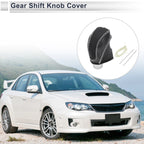 Gear Shift Knob Cover for Subaru Impreza (2017–2023) Black Carbon Fiber