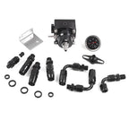 Adjustable Fuel Pressure Regulator Kit with Gauge for Racing Vehicles