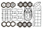 Gasket Set for Yamaha 225HP-250HP (61A-W0001-00-00)