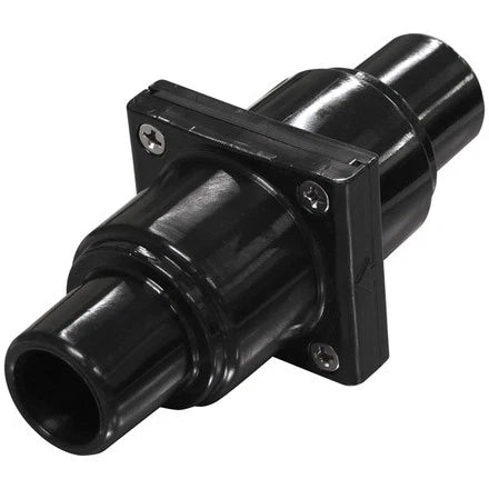 Non Return Valve for Caravan Boat (25mm & 40mm Hose) - Black 45458