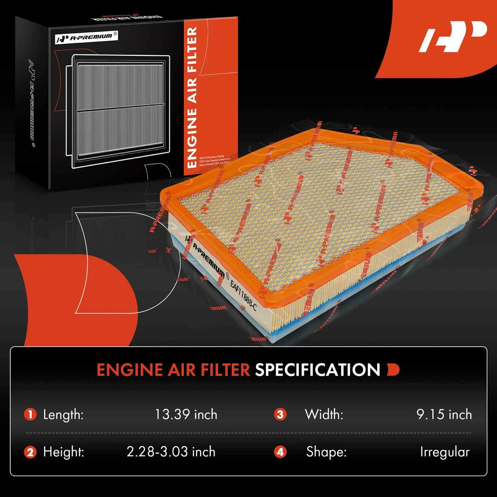 Engine Air Filter for Chevrolet Silverado 2500 HD GMC Sierra (2007-2019)