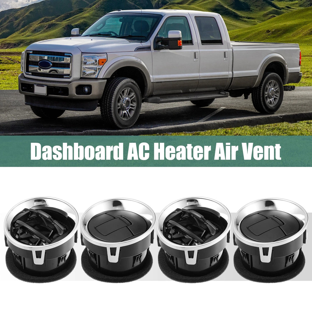 Set of 4 Front Dashboard AC Heater Air Vents AL3Z19893BA for Ford F-150 (2009–2014)