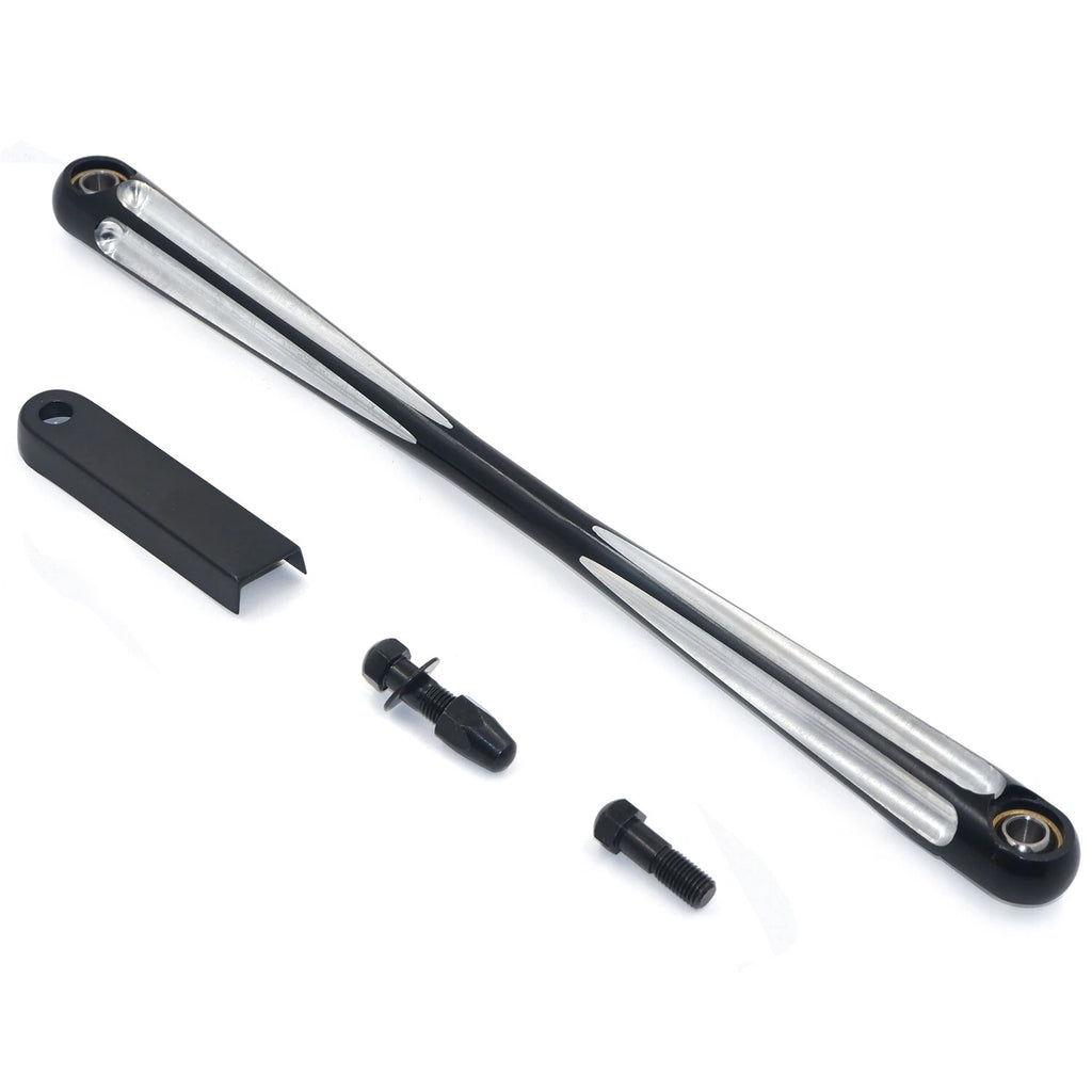 CNC Black Aluminum Round Rod Shift Linkage for Harley Electra Glide (1980–2019)