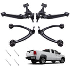 4X Front Upper Lower Control Arms for Chevy Silverado Sierra 1500 Yukon (2007–2015)