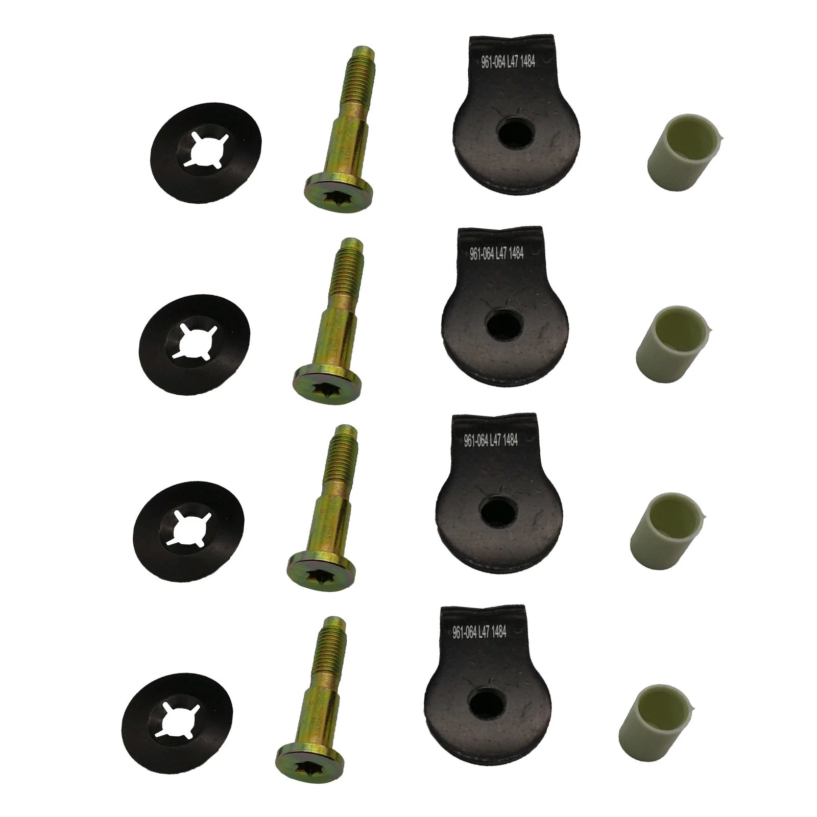 Set of 4 Rear Door Striker Bolts for Ford Bronco Escort Lincoln Mercury (1980–2011)