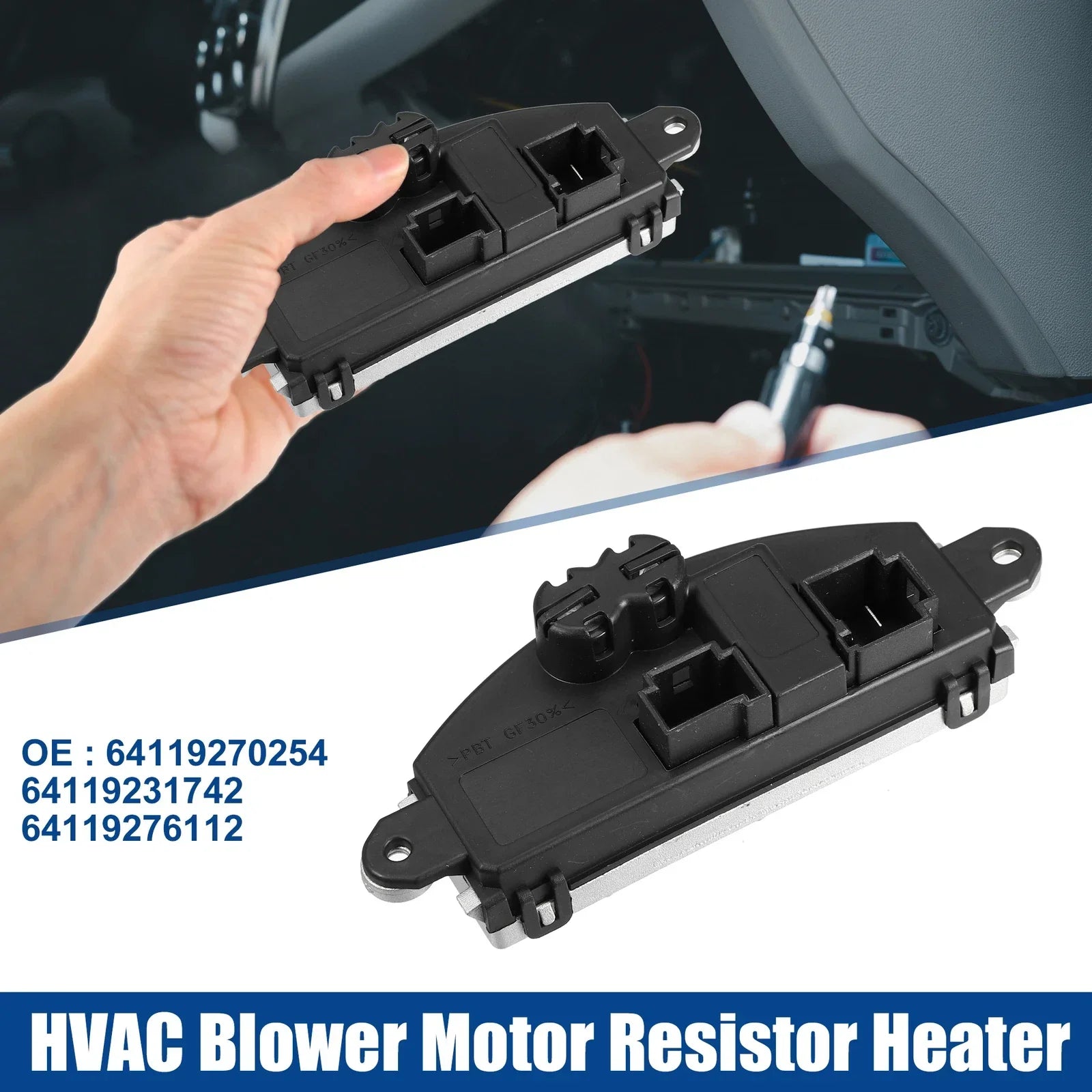 HVAC Blower Motor Resistor Heater for BMW 435i (2014-2016)
