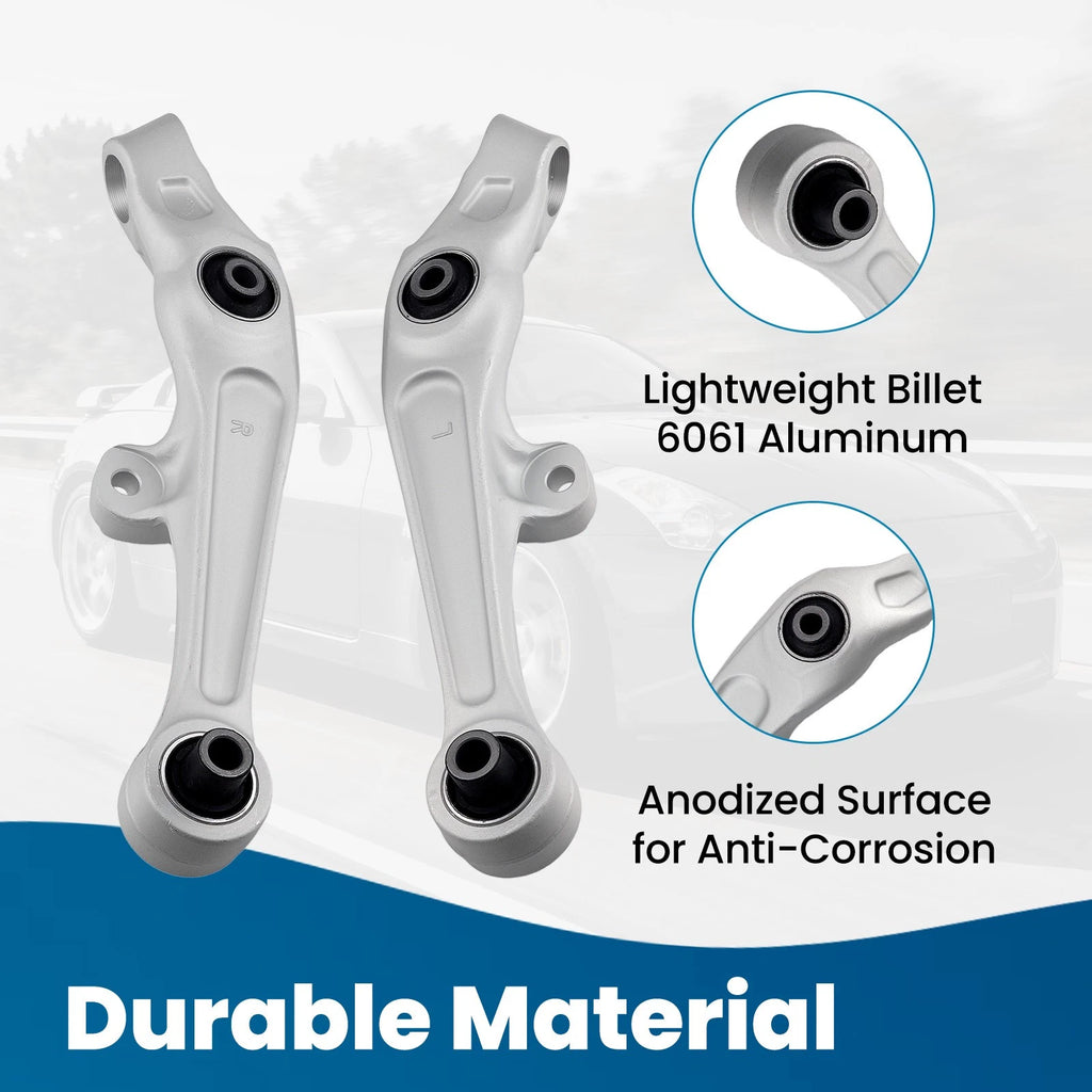 Pair Front Lower Control Arms for Nissan 350Z (2003–2007)