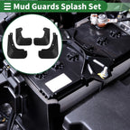 Mud Flaps Splash Guards for Kia Soul (2010–2013) W/ Mount Accessories