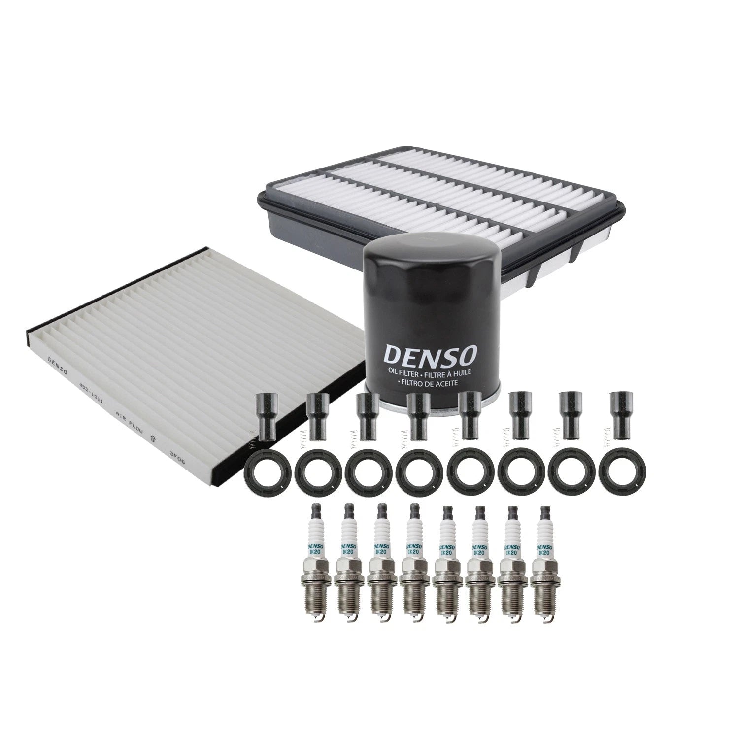 Denso Tune Up Kit 8 Spark Plugs & Boots for Lexus GX470 (2003–2009)