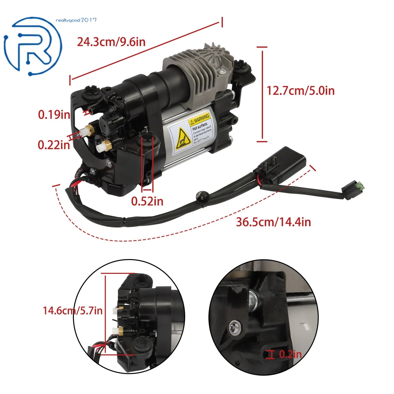 Air Suspension Compressor for Tesla Model S (2012-2017)