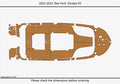 EVA Pads for Sea Hunt 25 Escape (2023) - Foam Teak Deck Flooring