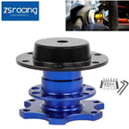 Steering Wheel Quick Release Hub Racing Adapter Snap Off Kit