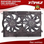 Radiator Cooling Fan Assembly for Porsche Cayenne (2018–Present)