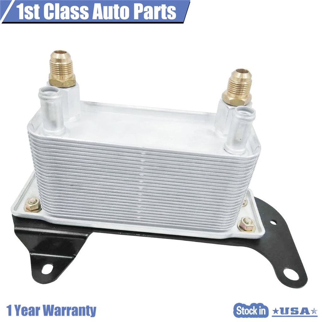 Torque Converter Transmission Oil Cooler + Steel Bracket for Dodge Ram 2500 (2003–2009)