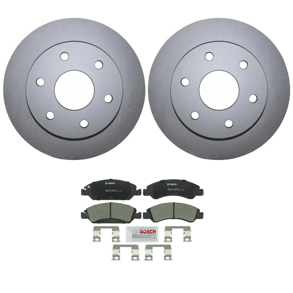 Front Brake Kit 305mm Rotors & Bosch Ceramic Pads for Silverado Sierra 1500 (2007–2018)