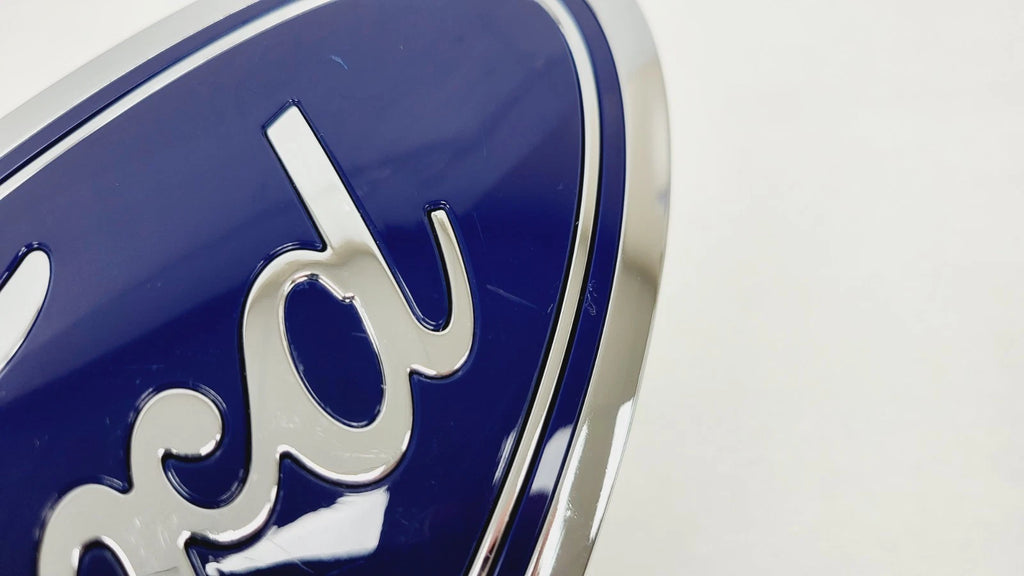 Blue & Chrome Tailgate Emblem Nameplate for Ford F150 (2015–2025) FL3Z-9942528-A