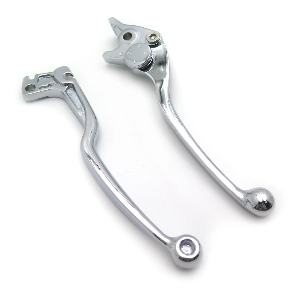Chrome Brake Clutch Levers Hand Controls for Suzuki Katana 600 750F (1989–2007)