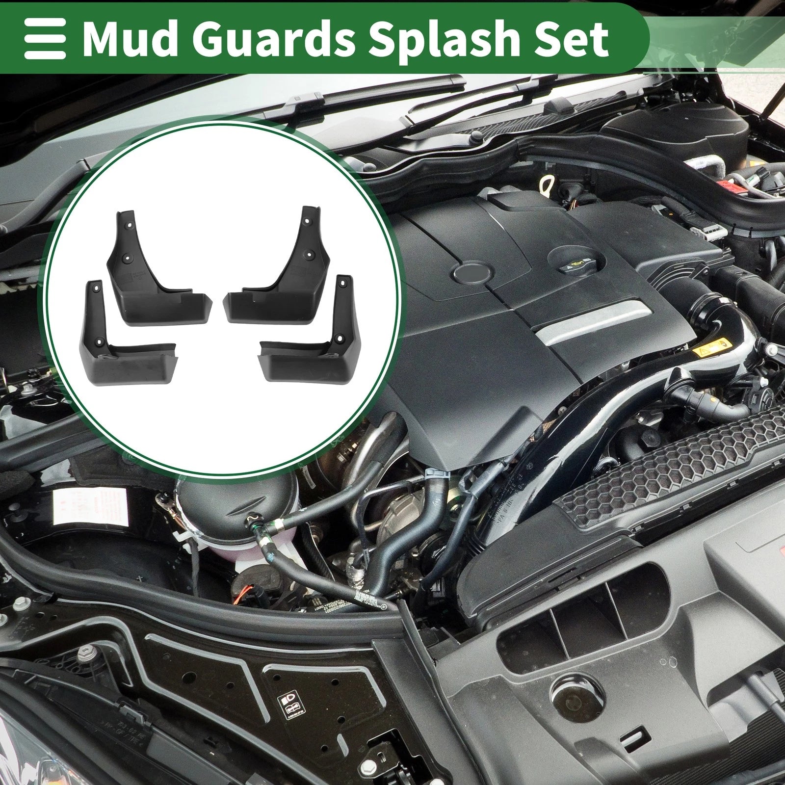 Mud Flaps Splash Guards for Honda Gienia (2016–2019)