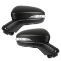 Set of 2 Mirrors for Ford Fusion (2018) Heated Signal Lamp Memory Puddle Light