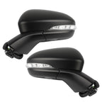 Set of 2 Mirrors for Ford Fusion (2018) Heated Signal Lamp Memory Puddle Light