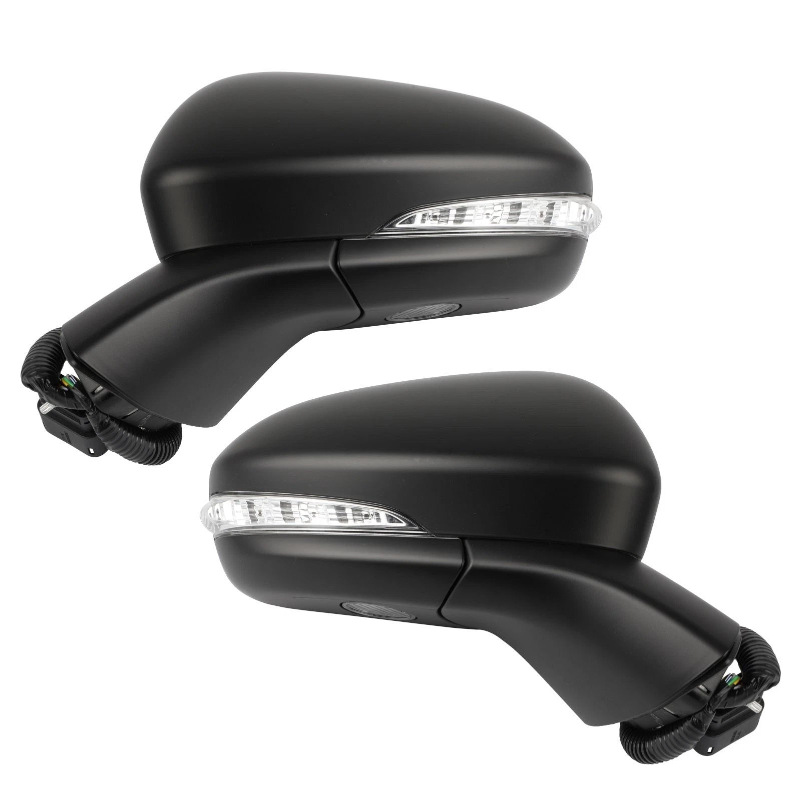 Set of 2 Mirrors for Ford Fusion (2018) Heated Signal Lamp Memory Puddle Light