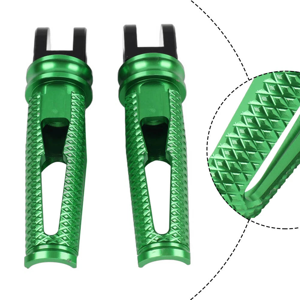 Passenger Foot Pegs Set of 2 Green for Ducati Monster 696/796/695/659 Dark 749 999/S/R