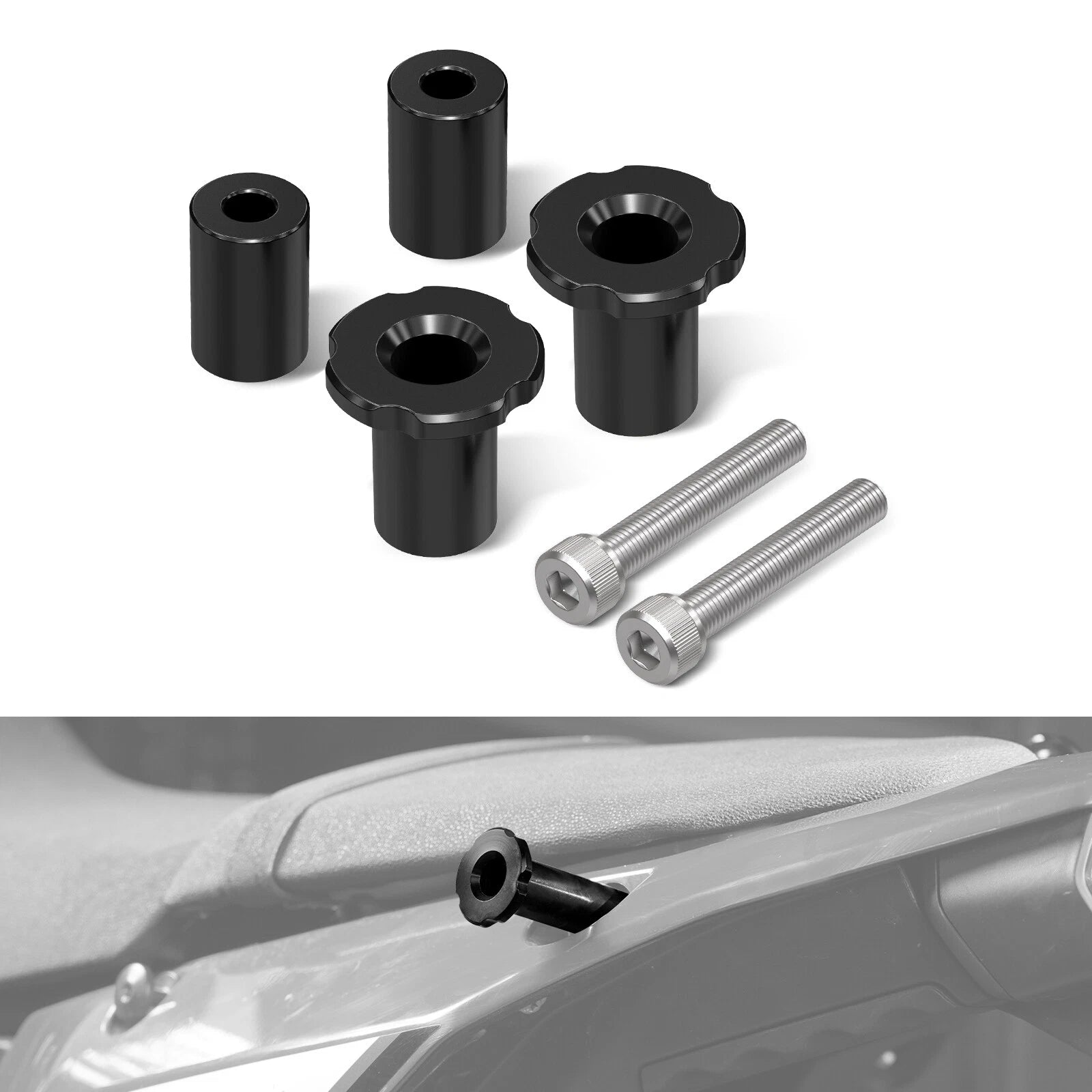 Luggage Mounting Rack Bolts Brackets for Yamaha Tenere 700 (2019–2023)