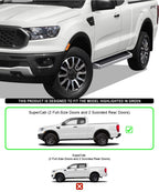 iBoard Running Boards for Ford Ranger Super Cab (2019-2023)