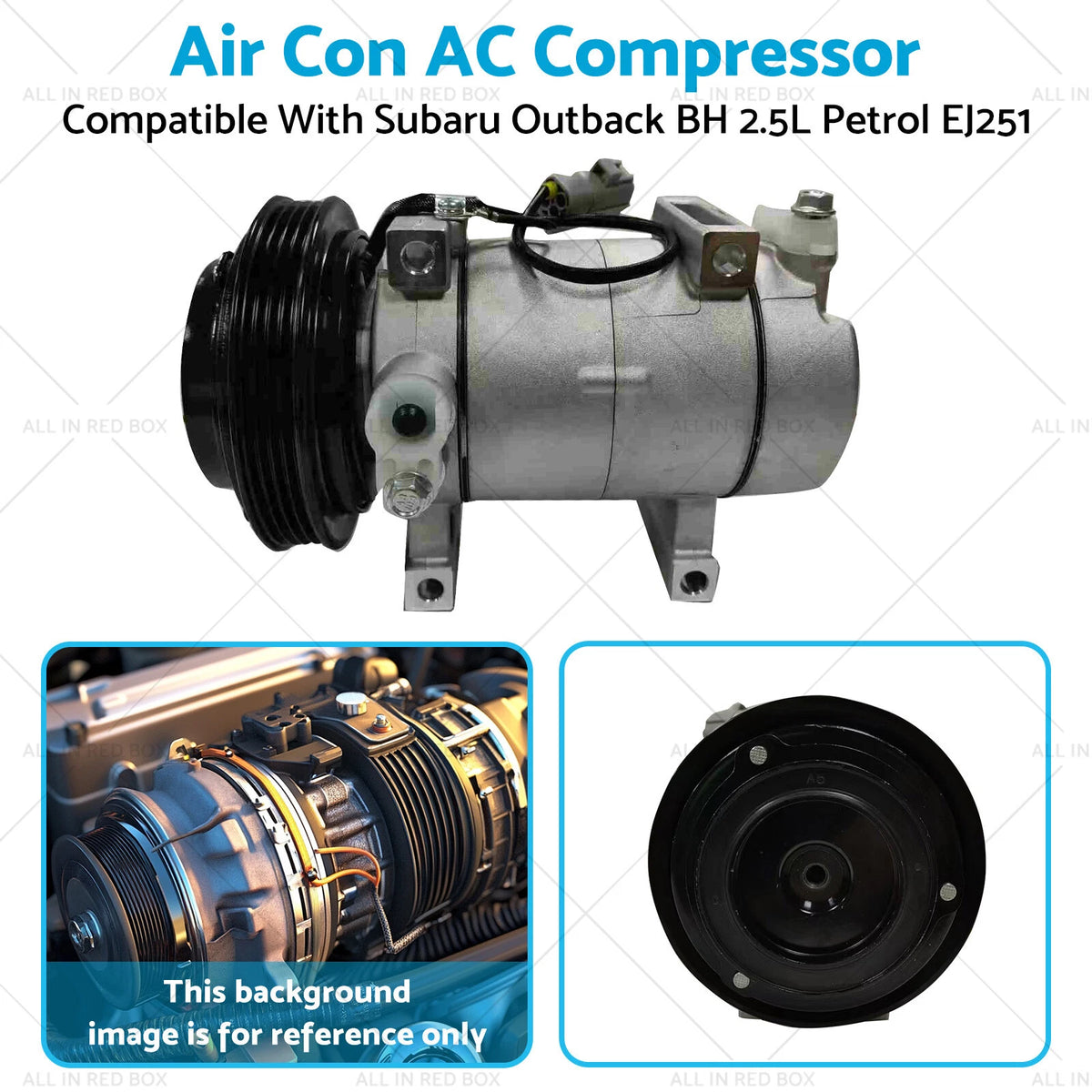 A/C Compressor for Subaru Outback BH 2.5L Petrol EJ251 (1999–2004)