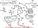 Genuine OEM HVAC Heater Hose for Dodge Ram 2500 3500 (2003–2010) 55056965AA