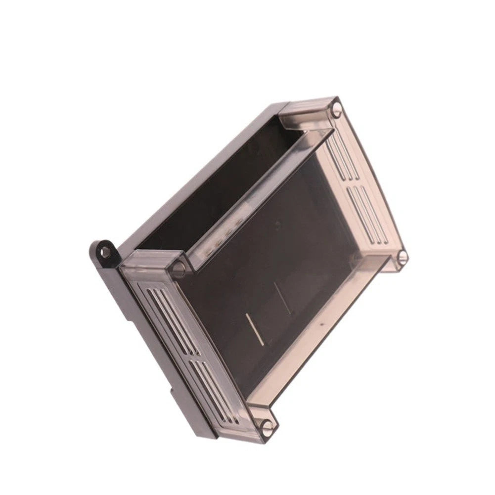 Transparent Plastic Cover for PLC Din Rail Control Box 125x90x40mm