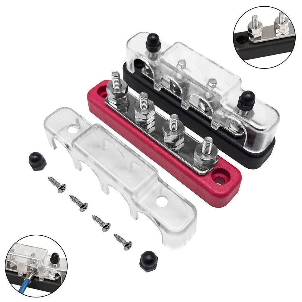 Bus Bar Protective Cover for Boats (Flame Retardant, Transparent)