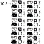 10x Carburetor Repair Kit for Zama RB-142, Homelite C1U-W32, C1U-W32A