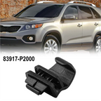 Black Rear Door Sunshade Retainer Clips for Kia Sorento (2021-2023)