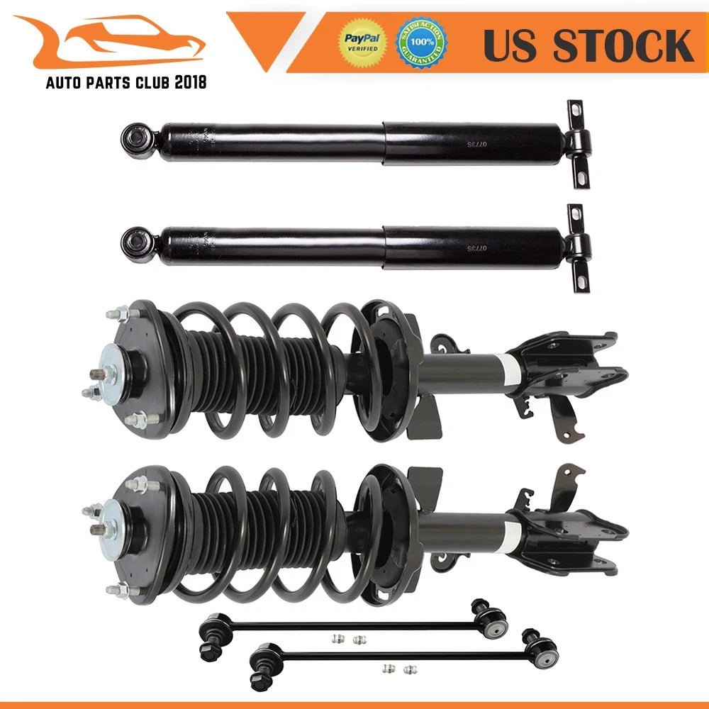 Front Struts & Rear Shocks for Honda Odyssey (2011–2012) w/Coil Spring & Sway Bars
