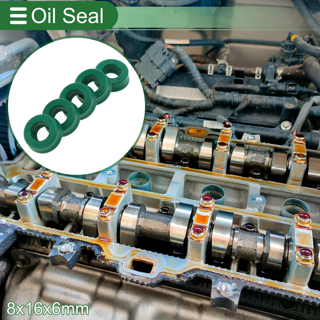 Set of 5 Oil Seal Rotary Shaft Seal 8x16x6mm for Various Models 