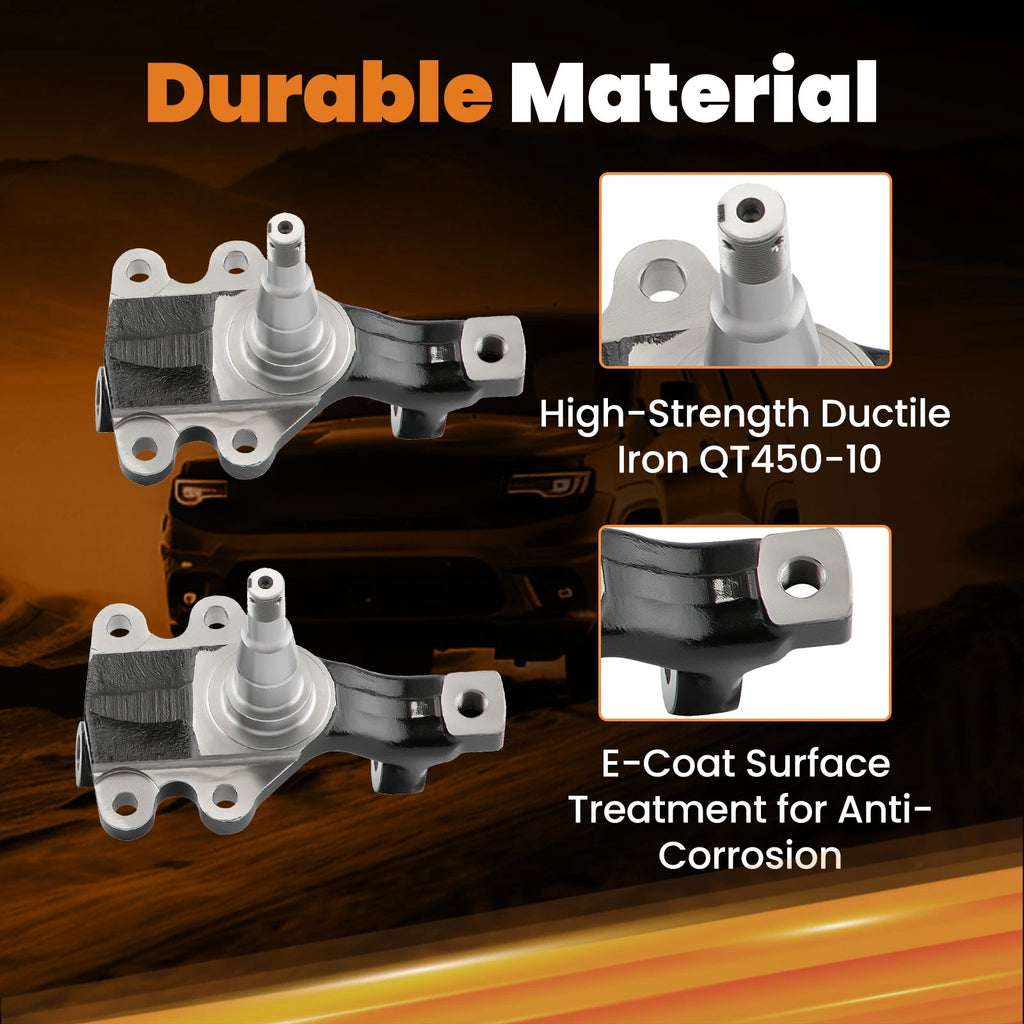 2" Drop Spindles with Disc Brakes for Chevy II Nova Buick Apollo (1968–1974)