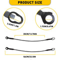 Set of 2 Rear Tailgate Cables Straps for Ford F150 F250 F350 (1983–1996)