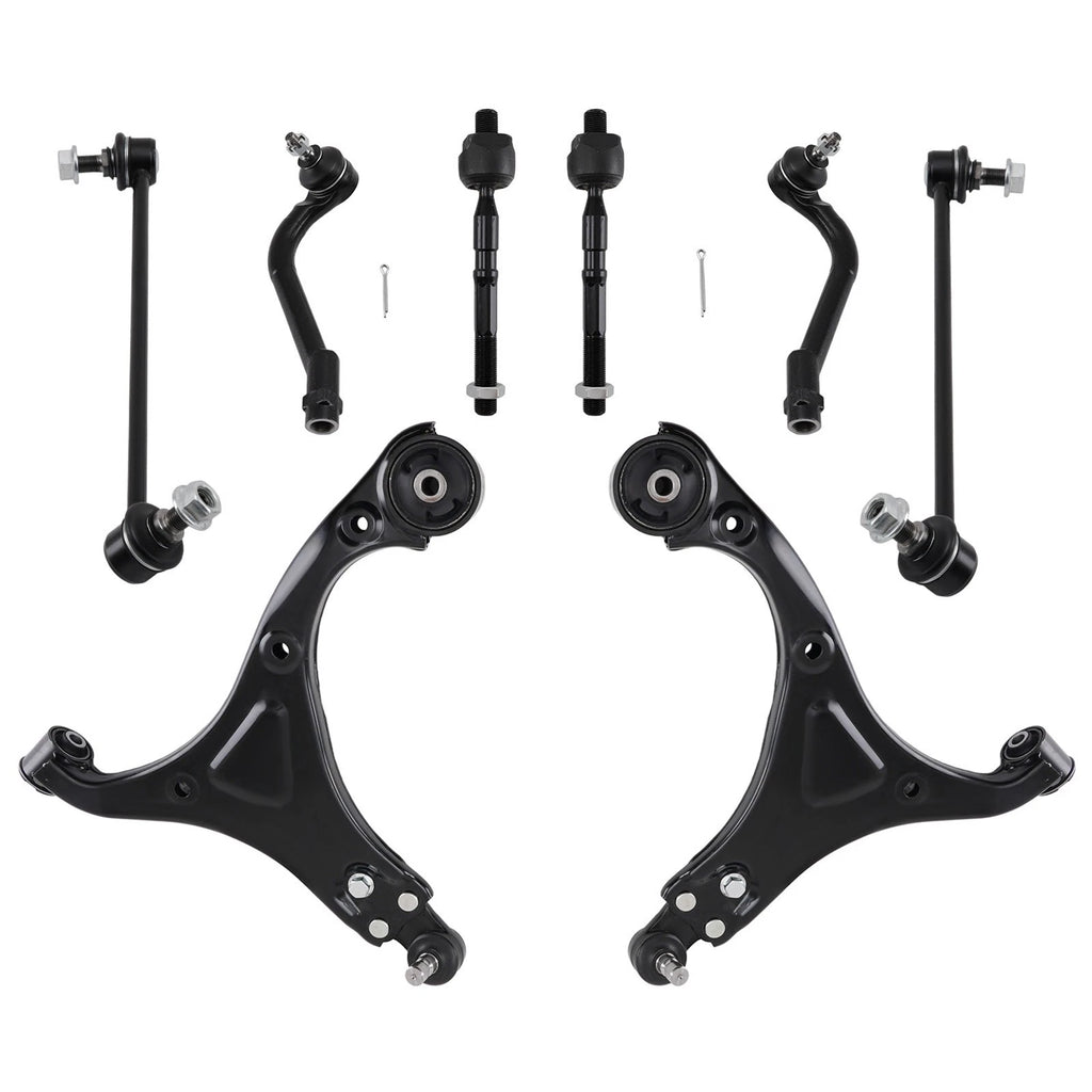 8x Front Suspension Kit Lower Control Arm Ball Joint Sway Bar for Sonata (2011–2014)