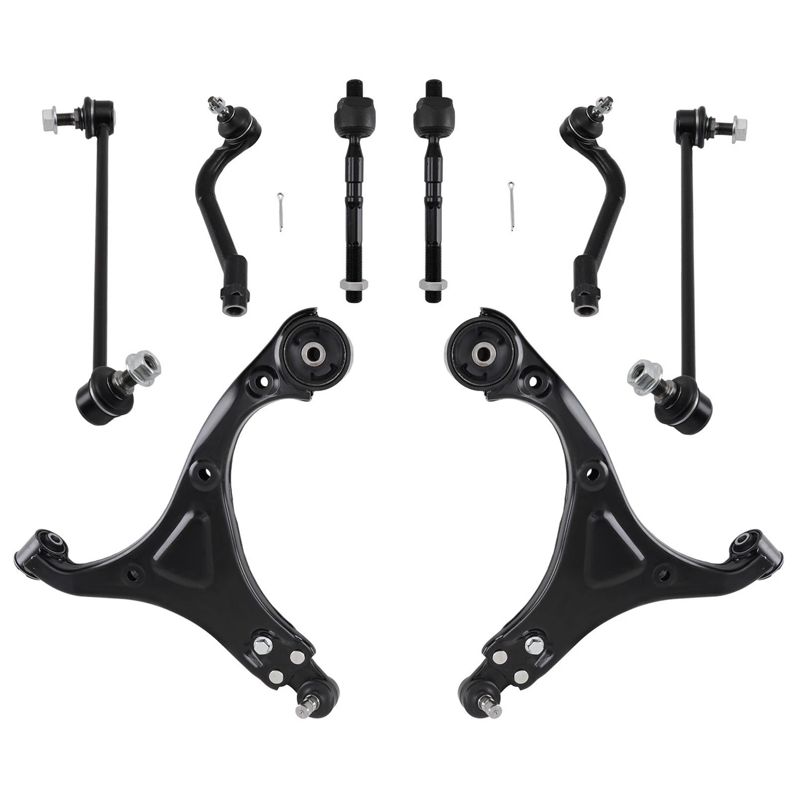 8x Front Suspension Kit Lower Control Arm Ball Joint Sway Bar for Sonata (2011–2014)