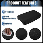 Armrest Protector Cover Pad for Hyundai Tucson (2015–2018) Black 1 Pc